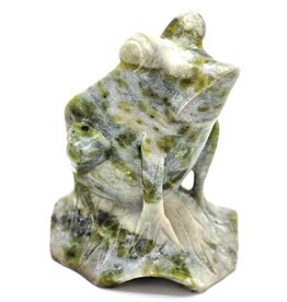 JB Marble Frog figurine - 10cm