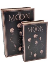 Trukado Giftware & Lifestyle - Opbergdoos Boek Maanfasen Set van 2-Medium