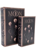 Trukado Giftware & Lifestyle - Opbergdoos Boek Maanfasen Set van 2-Medium