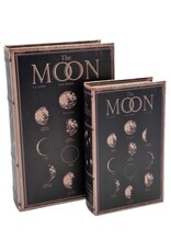 Trukado Giftware & Lifestyle - Opbergdoos Boek Maanfasen Set van 2-Medium