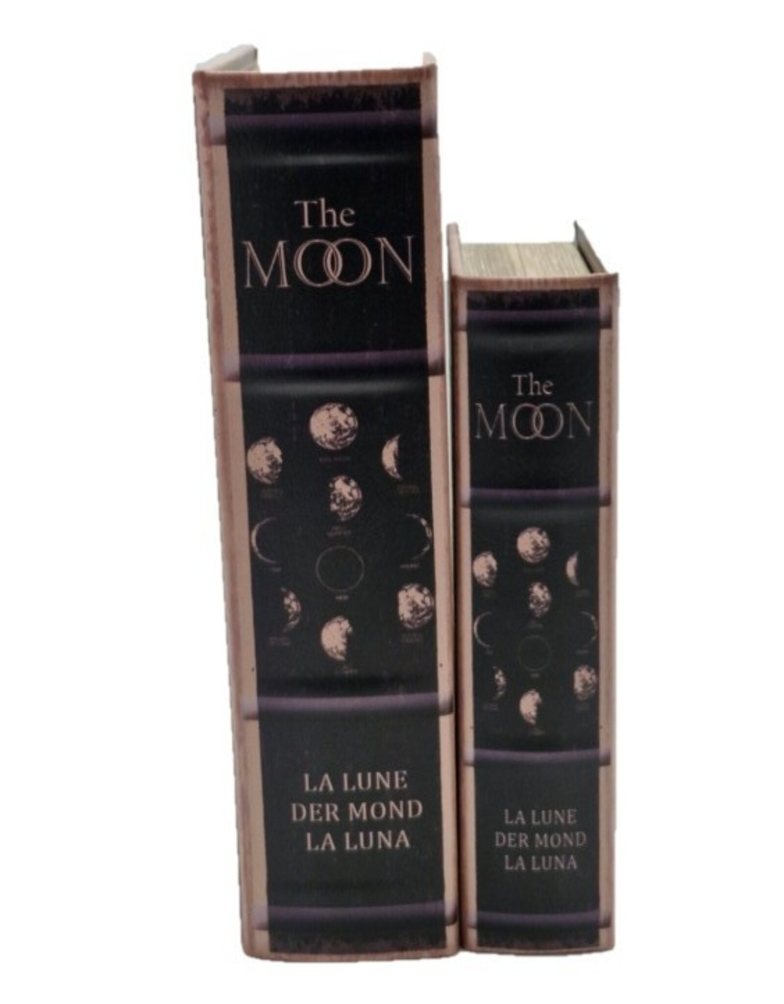 Trukado Giftware & Lifestyle - Storage box Book Moon Phases Set of 2 - Medium