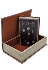 Trukado Giftware & Lifestyle - Opbergdoos Boek Maanfasen Set van 2-Medium