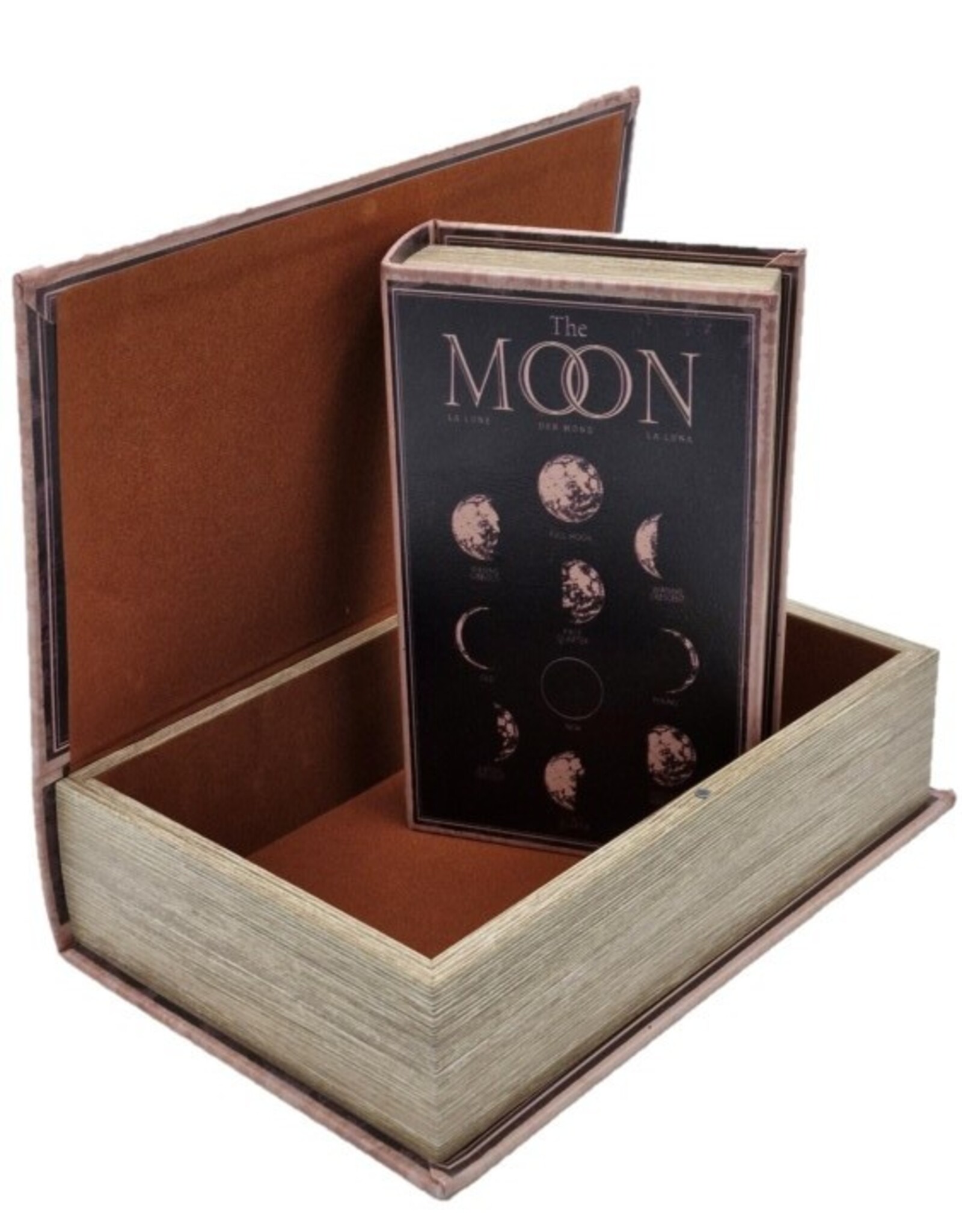 Trukado Giftware & Lifestyle - Storage box Book Moon Phases Set of 2 - Medium