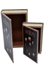 Trukado Giftware & Lifestyle - Opbergdoos Boek Maanfasen Set van 2-Medium