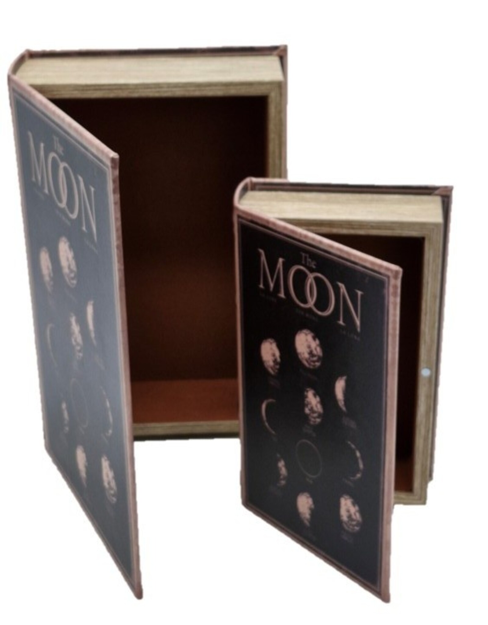 Trukado Giftware & Lifestyle - Storage box Book Moon Phases Set of 2 - Medium