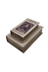 Trukado Giftware & Lifestyle - Opbergdoos Boek William Shakespeare Set van 2-M