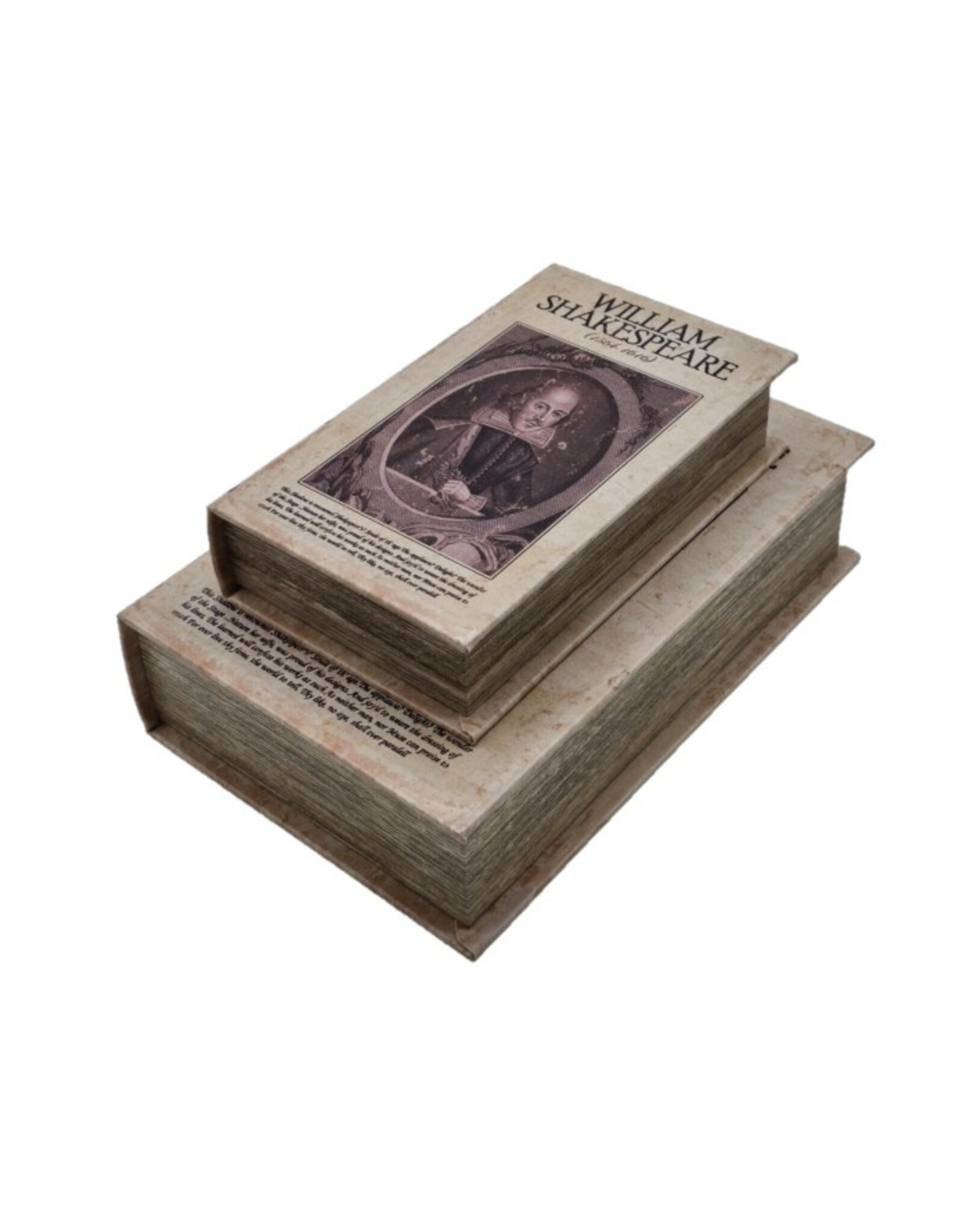 Trukado Giftware & Lifestyle - Storage box Book William Shakespeare Set of 2-M