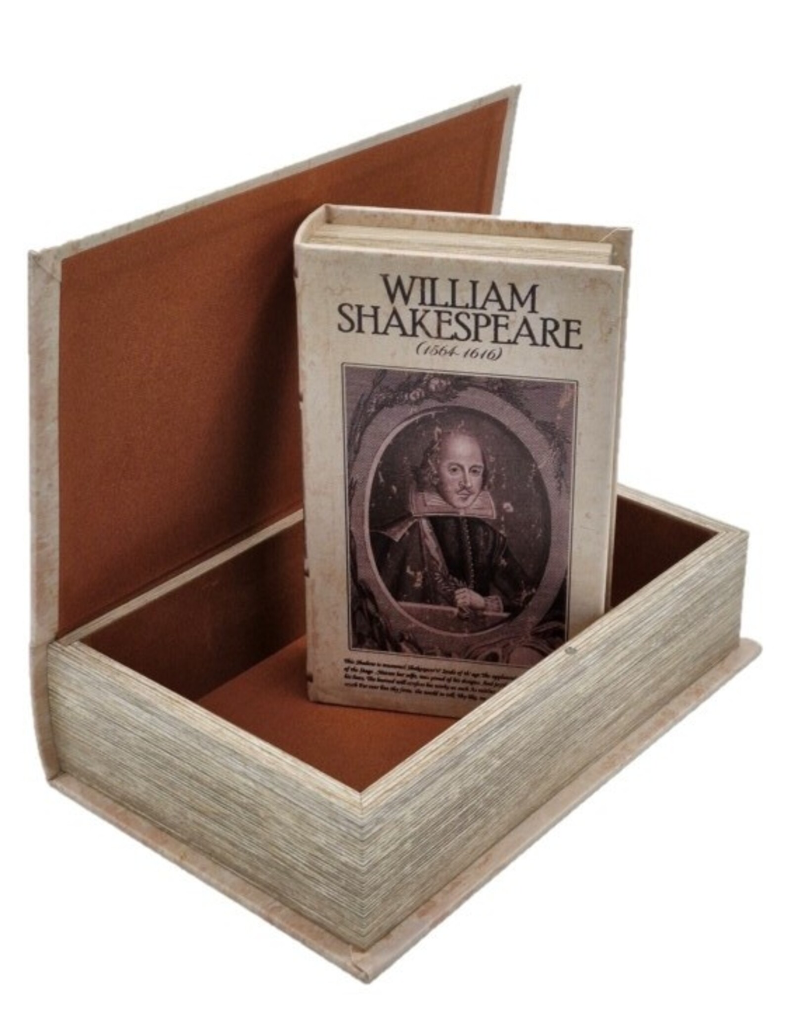 Trukado Giftware & Lifestyle - Storage box Book William Shakespeare Set of 2-M