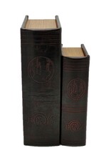 Trukado Miscellaneous - Antiek Boek Opbergdoos - Set van 2
