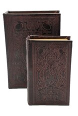 Trukado Miscellaneous - Antique Book Storage Box - Set of 2