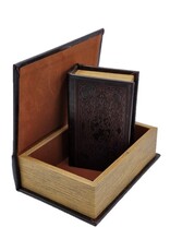 Trukado Miscellaneous - Antiek Boek Opbergdoos - Set van 2