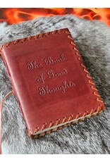 AWG Miscellaneous - Leather Notebook with wrap Book of Thoughts 15.5x11.5cm