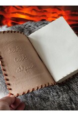 AWG Miscellaneous - Leather Notebook with wrap Book of Thoughts 15.5x11.5cm