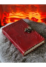 AWG Miscellaneous - Leather Notebook World Map 18x13cm