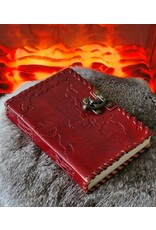 AWG Miscellaneous - Leather Notebook World Map 18x13cm