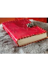 AWG Miscellaneous - Leren Notitieboek Wereldkaart 18x13cm