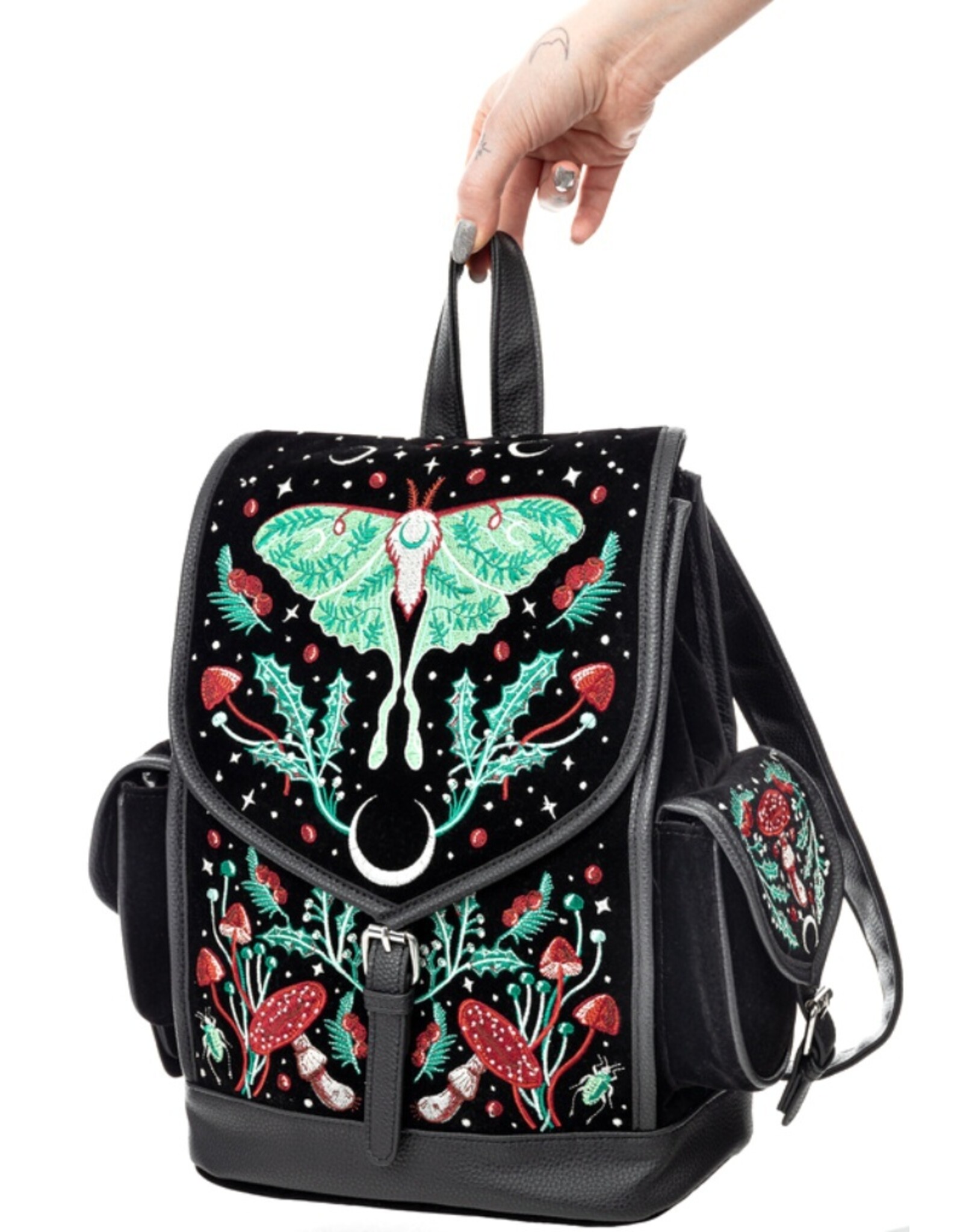 Restyle Fantasy tassen en portemonnees - Autumnal Equinox Restyle Rugzak met Magisch Borduurwerk