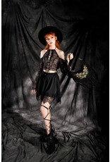 Restyle Fantasy bags and wallets - Bag with Embroidered Entwined Vines and Fringes