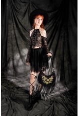 Restyle Fantasy bags and wallets - Bag with Embroidered Entwined Vines and Fringes