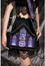 Restyle Gothic tassen Steampunk tassen - Aurora handtas met Noorderlicht Boorduurwerk