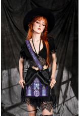 Restyle Gothic tassen Steampunk tassen - Aurora handtas met Noorderlicht Boorduurwerk