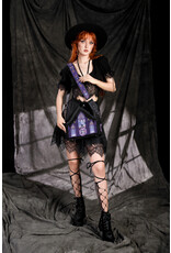 Restyle Gothic tassen Steampunk tassen - Aurora handtas met Noorderlicht Boorduurwerk