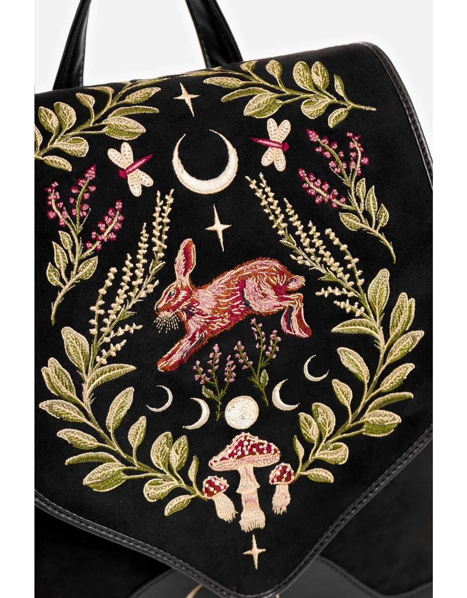 Restyle Fantasy tassen en portemonnees - Hare Moon Rugzak met Magisch Borduurwerk