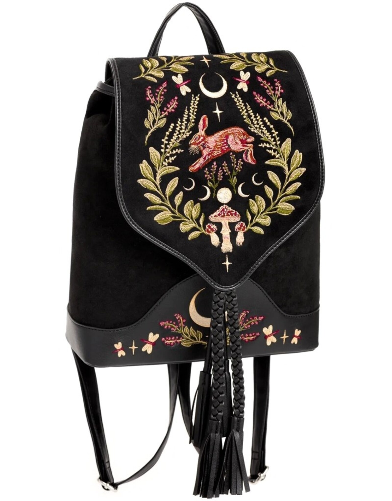 Restyle Fantasy bags and wallets - Hare Moon Backpack with Magical Embroidery