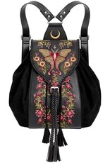 Restyle Fantasy tassen en portemonnees - Wilderwood Rugzak met Nachtvlinder en Wilde Bloemen