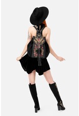 Restyle Fantasy tassen en portemonnees - Wilderwood Rugzak met Nachtvlinder en Wilde Bloemen