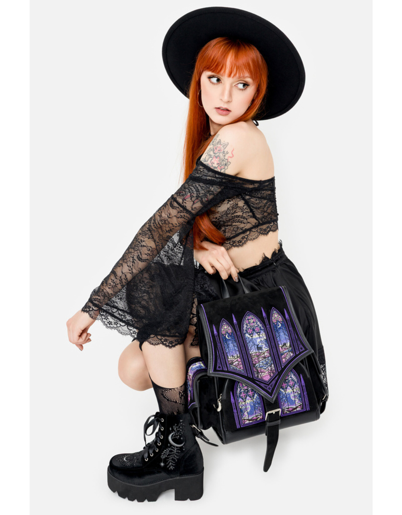 Restyle Gothic Tassen Steampunk Tassen - Noorderlicht Gothic Rugzak