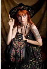 Restyle Gothic en Steampunk accessoires - Wilderwood Hoed met Magisch Borduurwerk