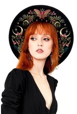 Restyle Gothic and Steampunk accessories - Wilderwood Hat with Magical Embroidery