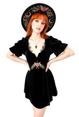 Restyle Gothic and Steampunk accessories - Wilderwood Hat with Magical Embroidery