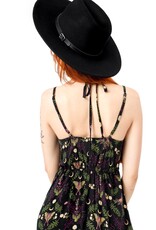 Restyle Gothic en Steampunk accessoires - Hare Moon Hoed met Magisch Borduurwerk