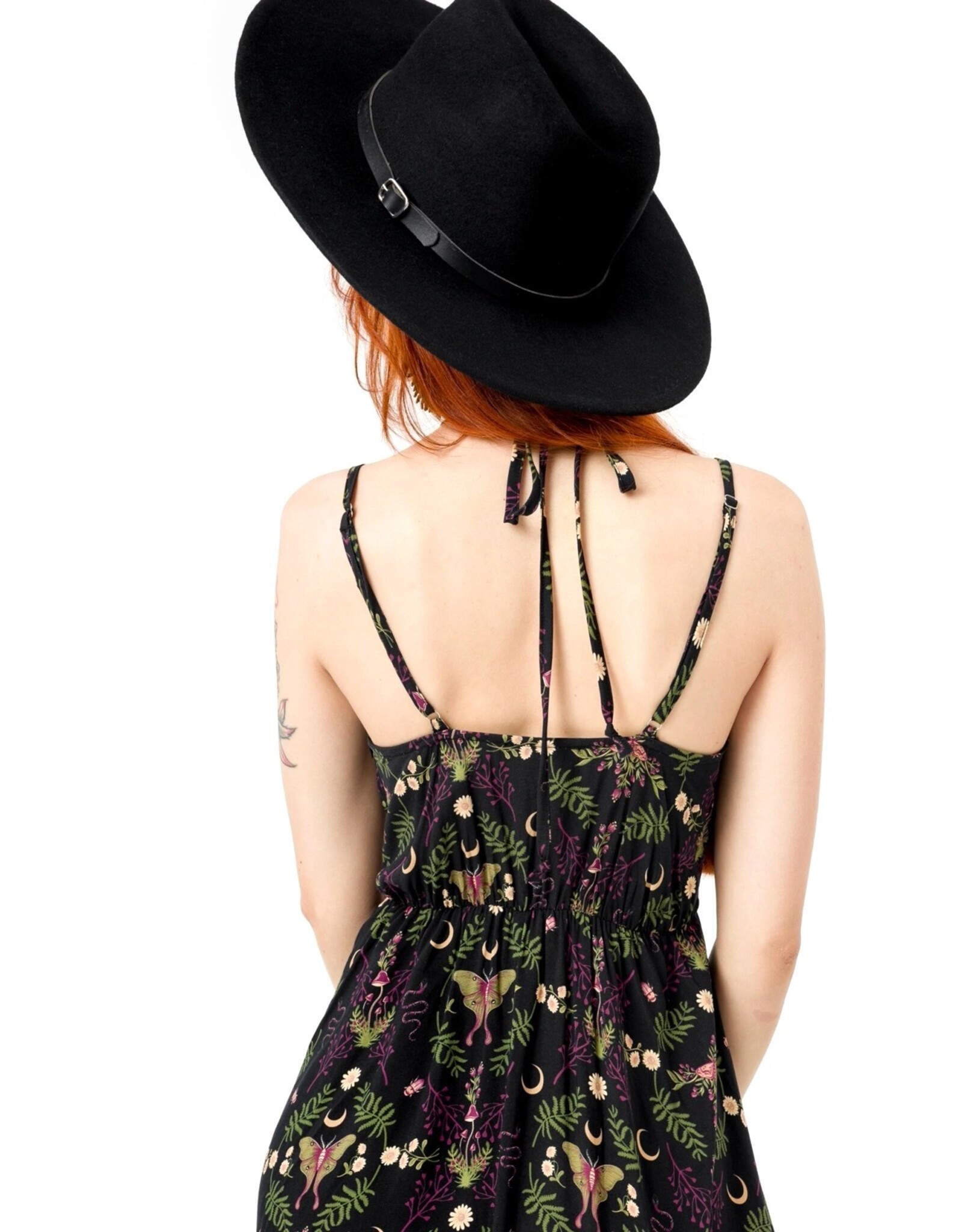 Restyle Gothic and Steampunk accessories - Hare Moon Hat with Magical Embroidery