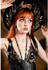 Restyle Gothic en Steampunk accessoires - Hare Moon Hoed met Magisch Borduurwerk
