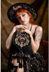 Restyle Gothic and Steampunk accessories - Hare Moon Hat with Magical Embroidery