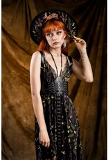 Restyle Gothic en Steampunk accessoires - Hare Moon Hoed met Magisch Borduurwerk