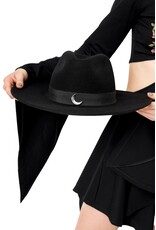 Restyle Gothic and Steampunk accessories - Wildflower Hat with Magical Embroidery