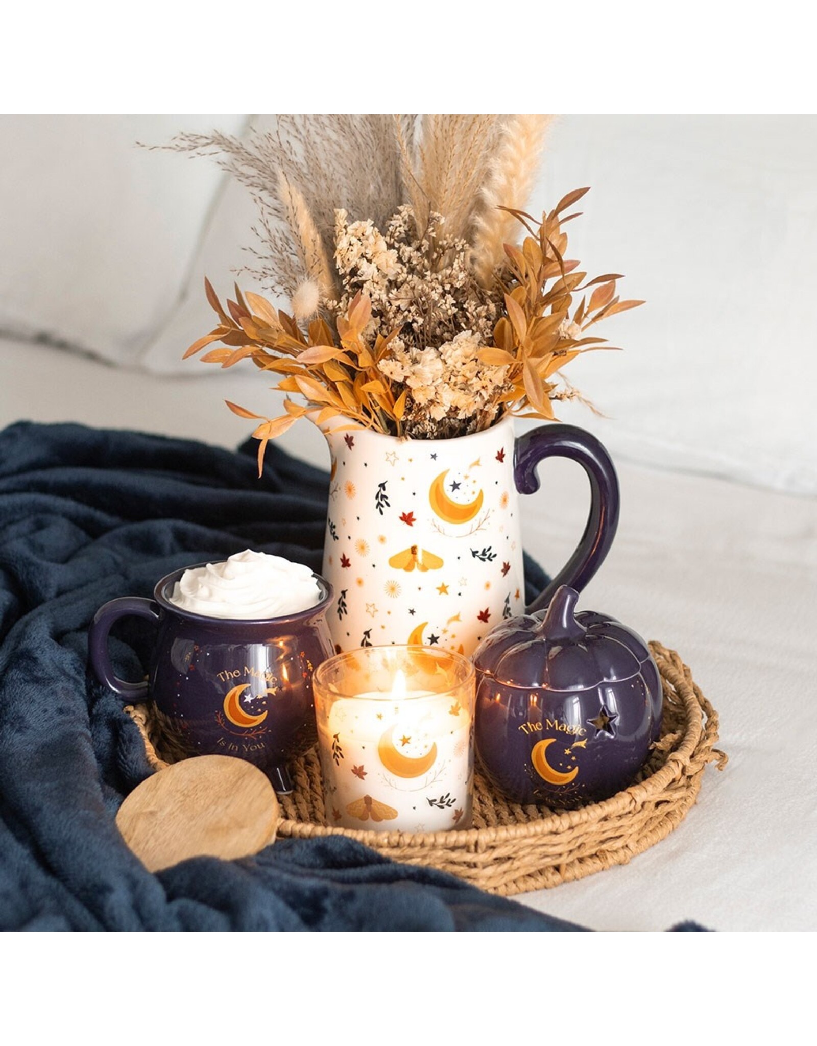 SDW Giftware & Lifestyle - The Magic is in You  Cauldron mug  - Midnight Blue