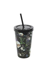 SDW Drinkware - Venom & Vines Print Tumbler with Straw