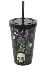 SDW Drinkware - Venom & Vines Print Tumbler with Straw