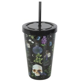 SDW Venom & Vines Print Tumbler with Straw
