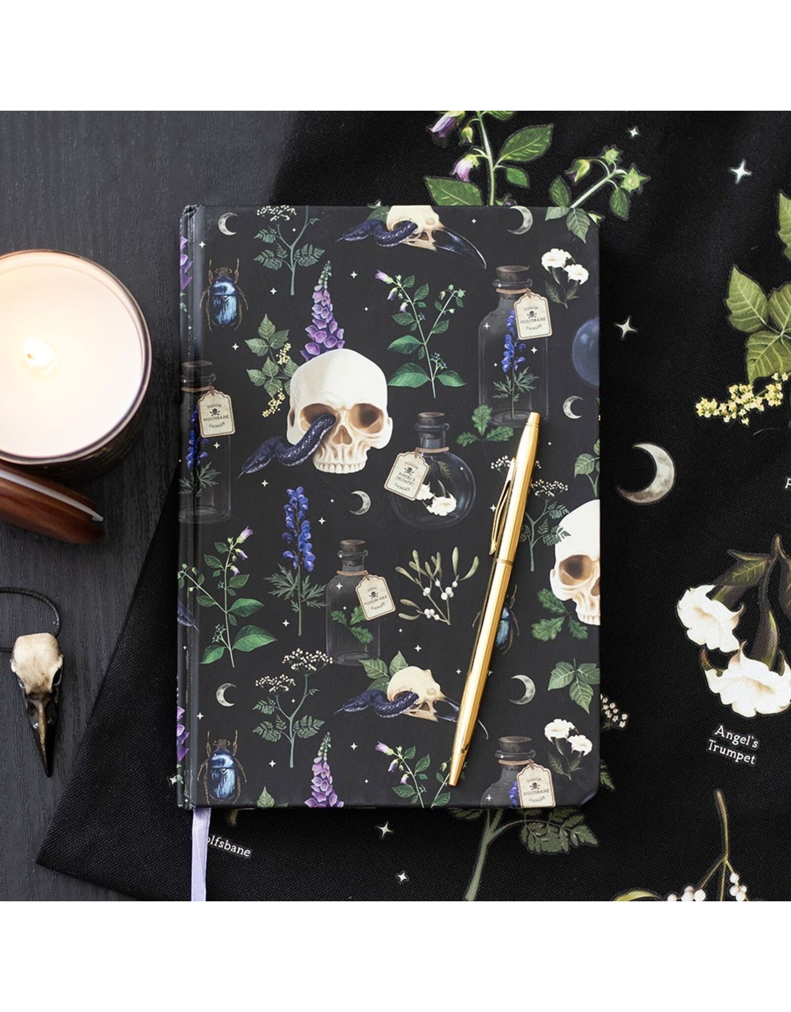 SDW Miscellaneous - Venom & Vines Journal with Skulls, Serpents and Poisonous Plants