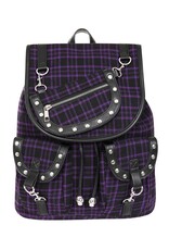 Banned Rugzakken - Banned  Yamy Rugzak Tartan paars