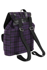 Banned Backpacks - Banned Yamy Backpack Tartan purple