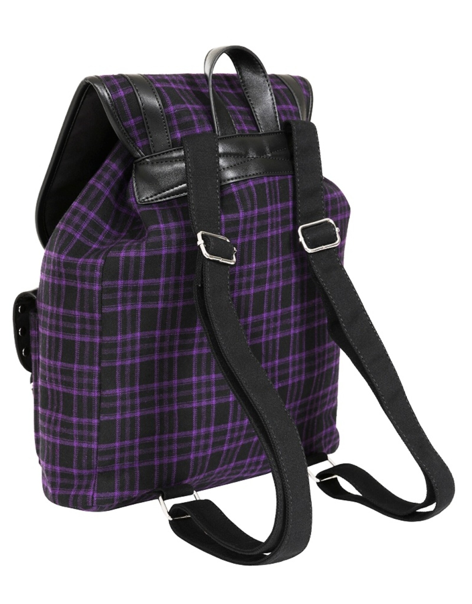 Banned Rugzakken - Banned  Yamy Rugzak Tartan paars