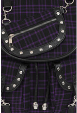 Banned Backpacks - Banned Yamy Backpack Tartan purple
