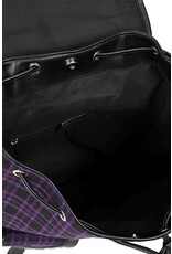 Banned Backpacks - Banned Yamy Backpack Tartan purple